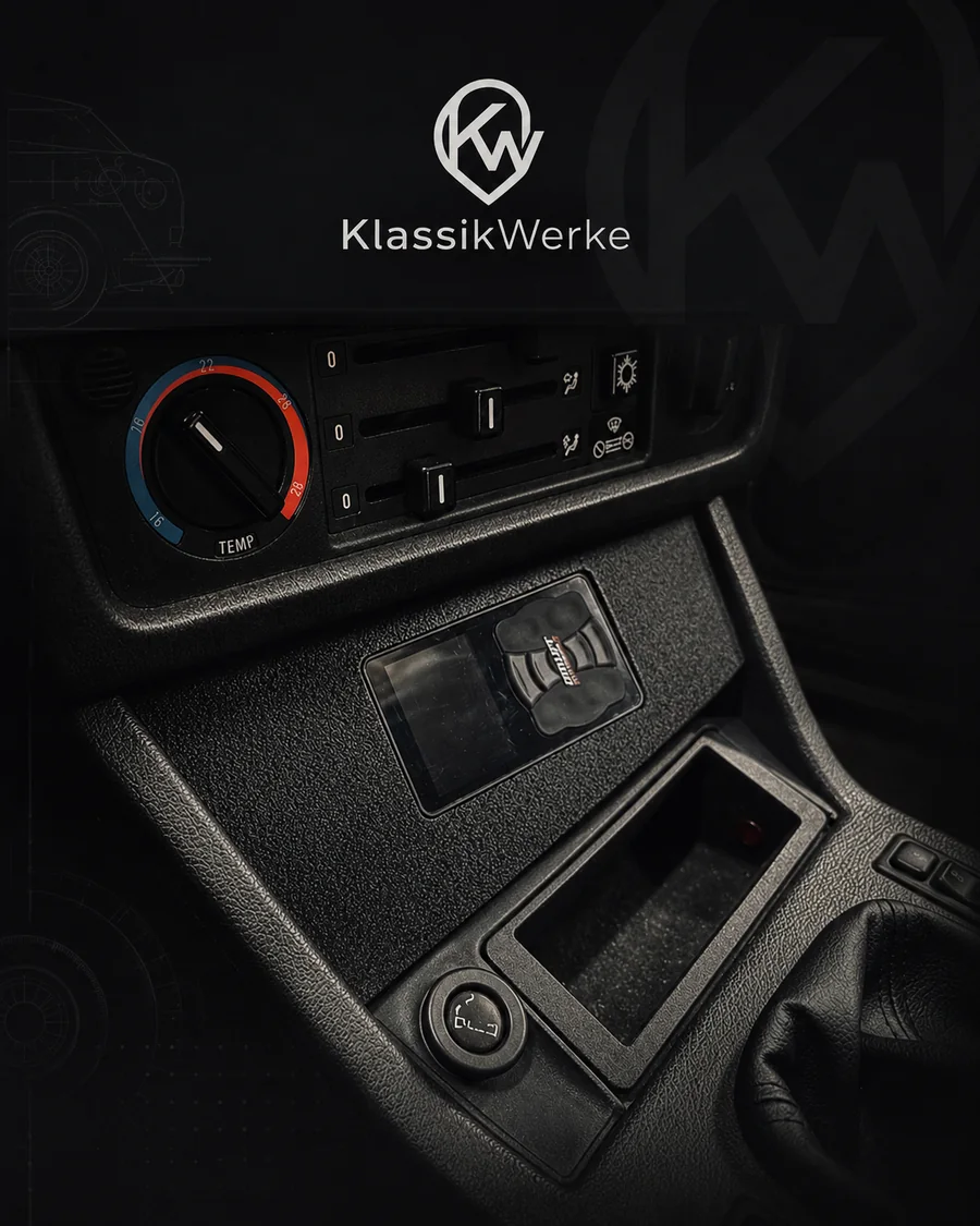 BMW E30 center console mount for Air Lift Performance 3P and 3H controller